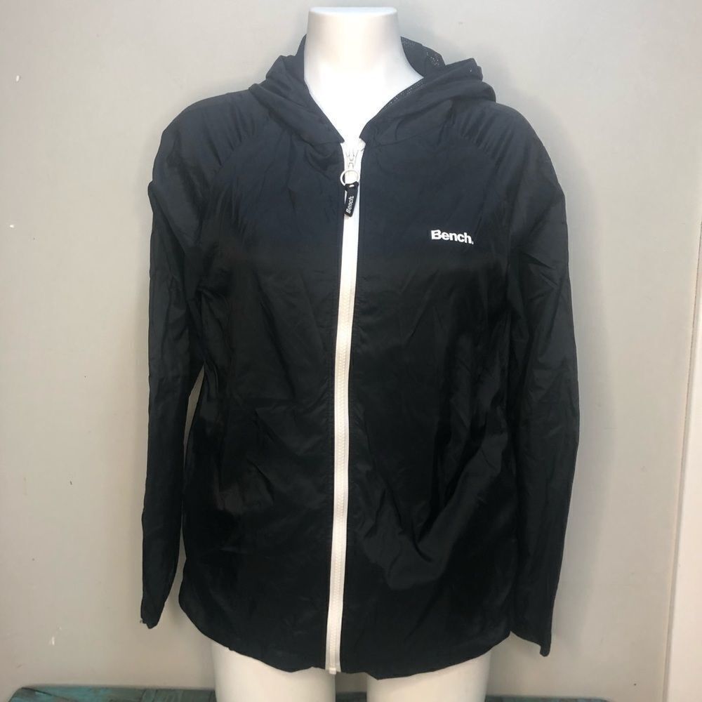 Bench Lightweight Hooded Windbreaker Jacket Size Medium - Picture 2 of 10